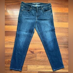 American Eagle Outfitters Dark Blue Skinny Jeans